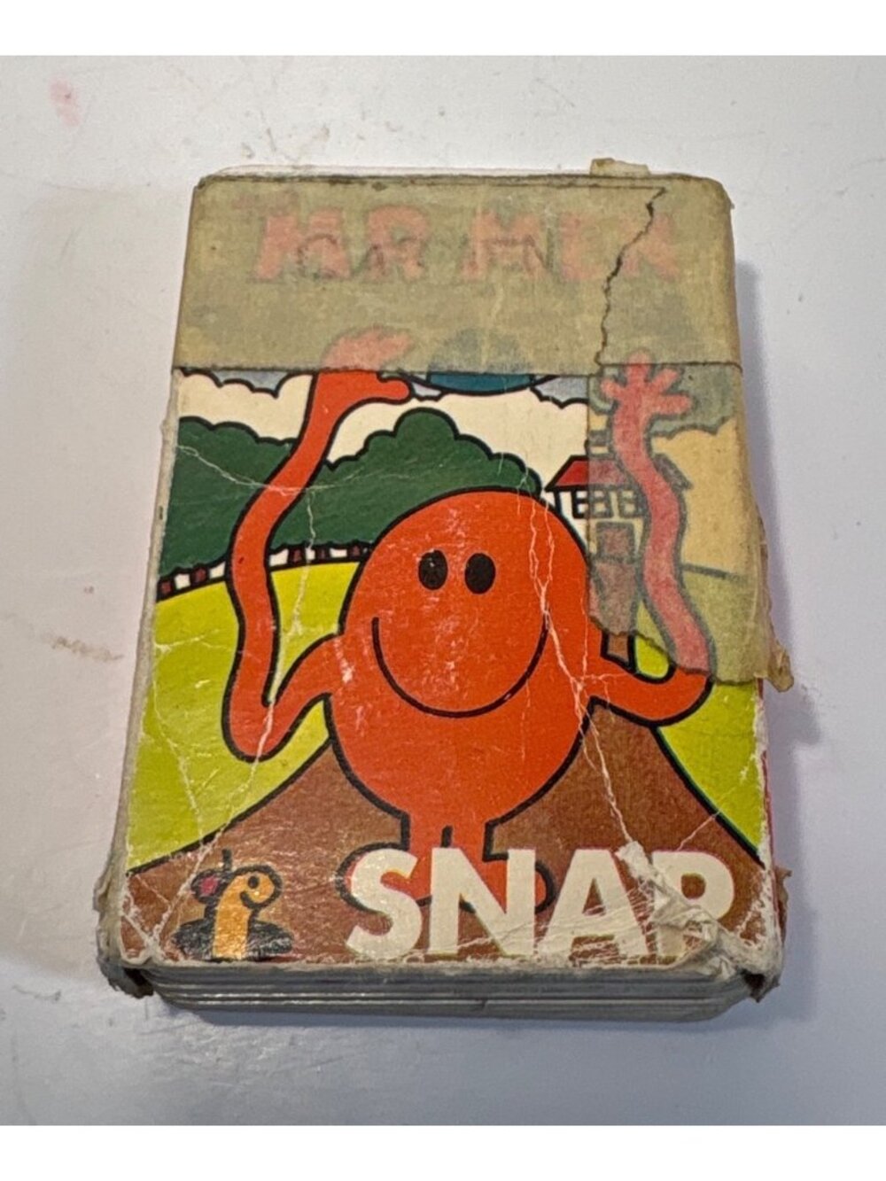 Mr. Men Snap Card Game Michael Stanfield Vintage 70s Original Box 1 Card Missing
